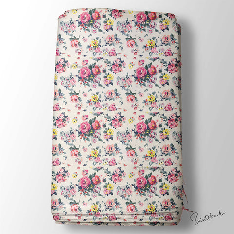 Floral Printed Fabric
