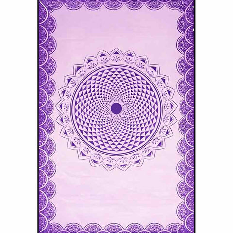 Lavender Event Motif Satin Printed Hanging