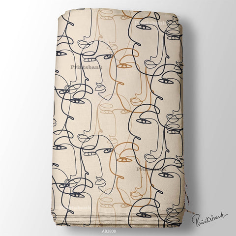 Abstract Digital Printed Fabric Manufacturer