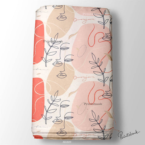 Abstract Digital Printed Fabric Manufacturer