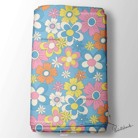 Wholesale abstract Printed Fabric in Surat
