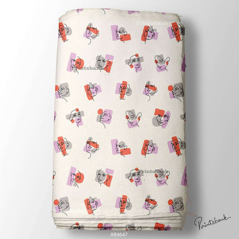 Abstract Fabric For Dresses