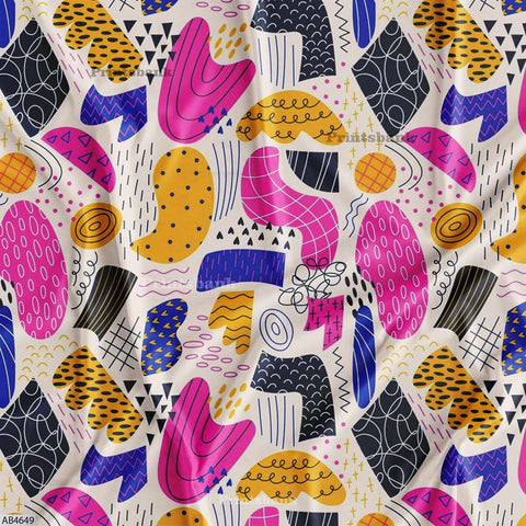 Abstract Fabric For Dresses