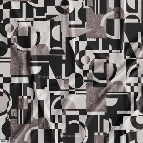 Abstract Digital Printed Fabric Supplier