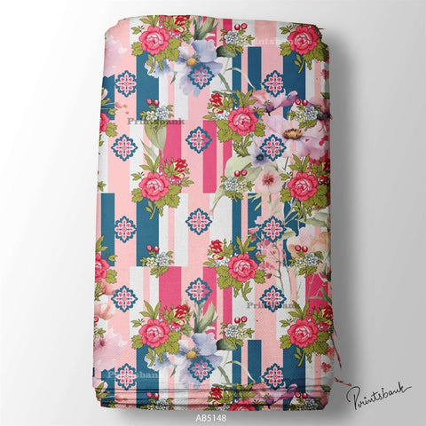 Abstract Digital Printed Fabric Manufacturer