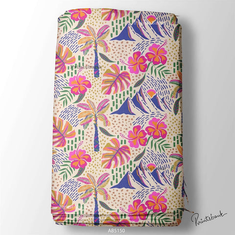 Abstract Digital Printed Fabric Manufacturer