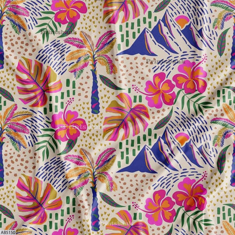 Abstract Digital Printed Fabric Manufacturer