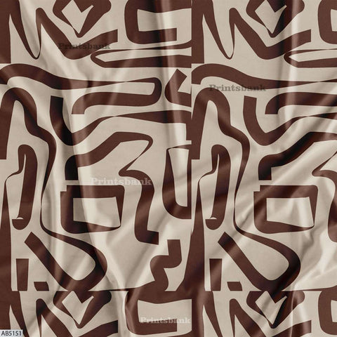 Abstract Digital Printed Fabric Manufacturer