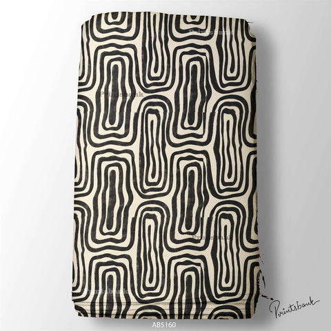 Abstract Printed fabric Manufacturer