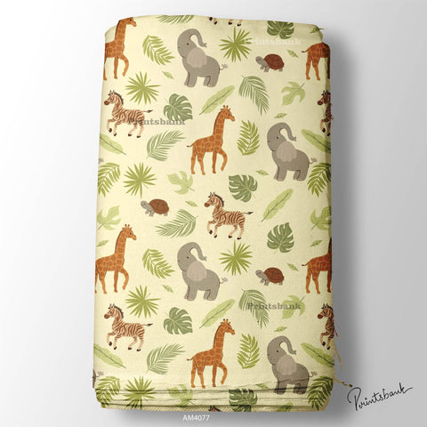Animal Digital Printed Fabric Manufacturer online market
