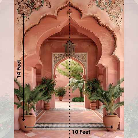Classy Daylight Entry Fabric Backdrop