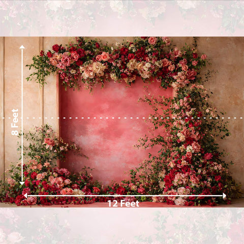 Mesmerising Rose Garden Backdrop for makeup Artists