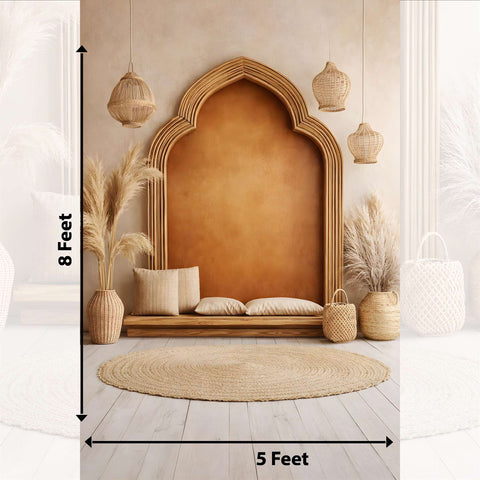Artistic living Room fabric foldable Backdrop Background