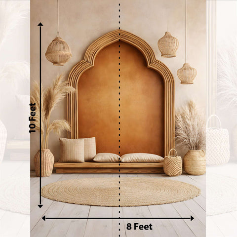 Artistic living Room fabric foldable Backdrop Background