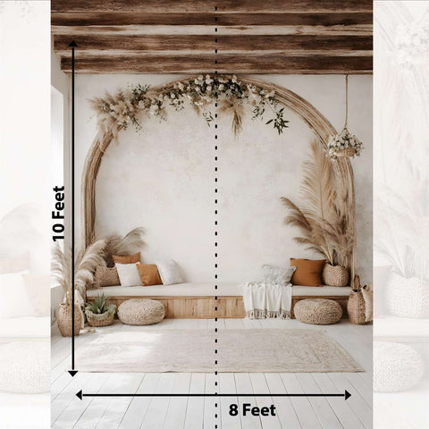 Minimal Stylish Photo Corner Fabric Backdrop