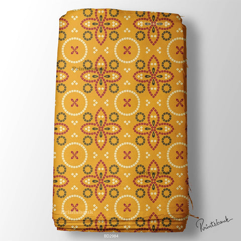 Wholesale Bandhani printed fabric in Surat