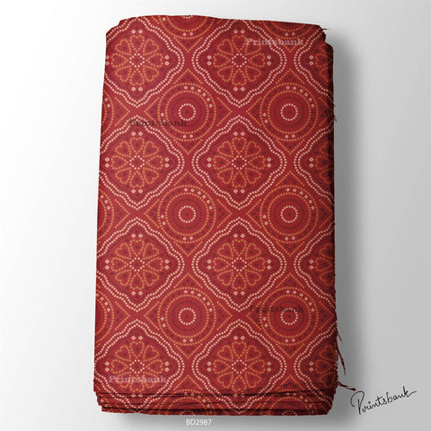 Bandhani fabric for dresses