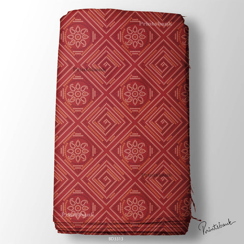 Wholesale Bandhani printed fabric in Surat