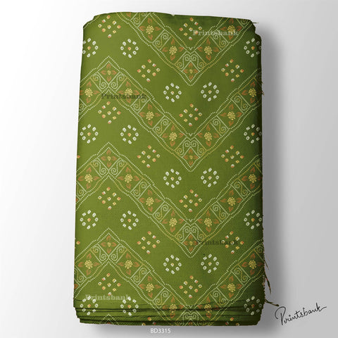 Wholesale Bandhani printed fabric in Surat