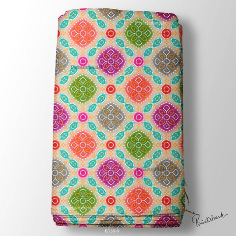 Bandhani fabric for dresses