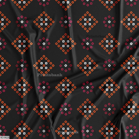Bandhani Digital Printed fabric supplier