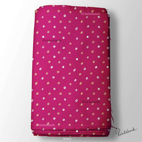 Wholesale Bandhani Printed Fabric in Surat