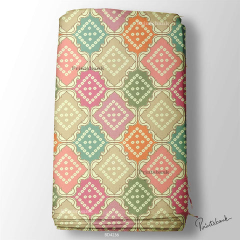 Bandhani Fabric For Dresses