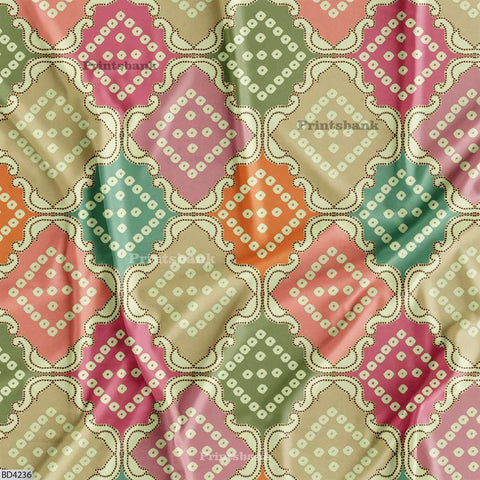 Bandhani Fabric For Dresses