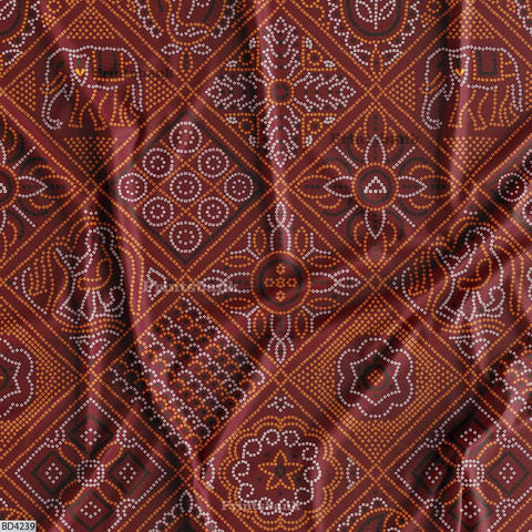 Bandhani Digital Printed Fabric Supplier