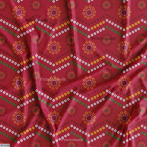Bandhani Digital Printed Fabric Supplier