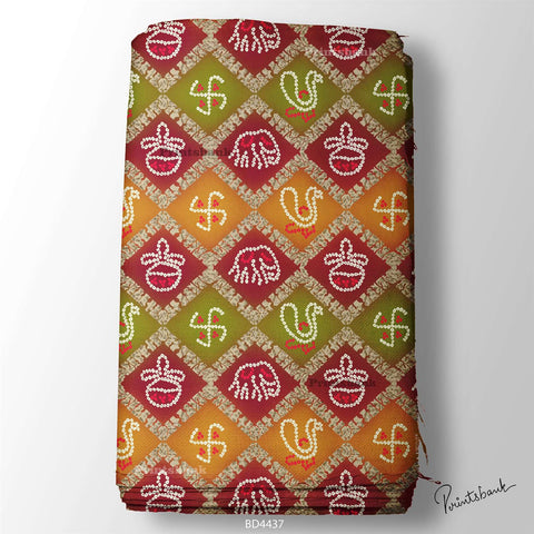 Bandhani Digital Printed Fabric Manufacturer