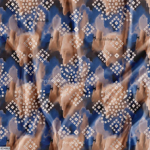 Wholesale Bandhani Printed Fabric in Surat