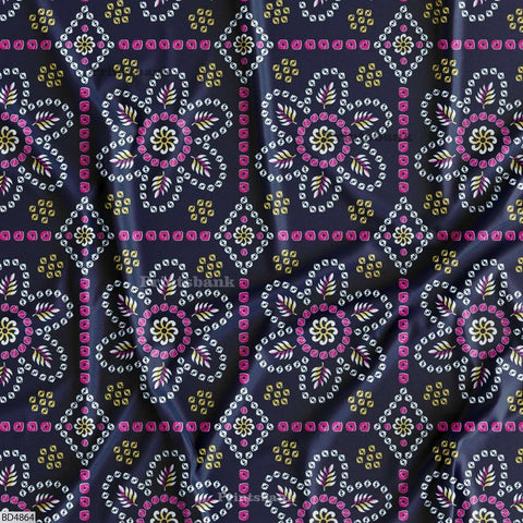 Wholesale Bandhani Printed Fabric in Surat