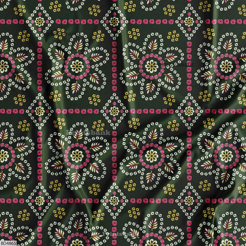 Bandhani Fabric For Dresses