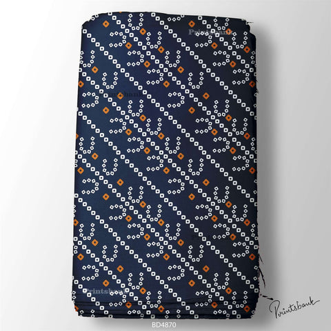 Bandhani Digital Printed Fabric Supplier
