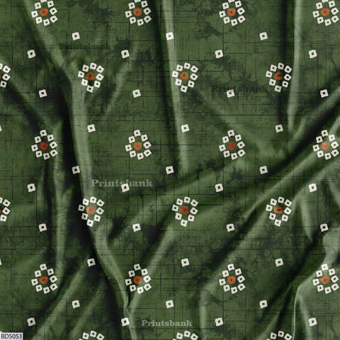 Bandhani Digital Printed Fabric Supplier