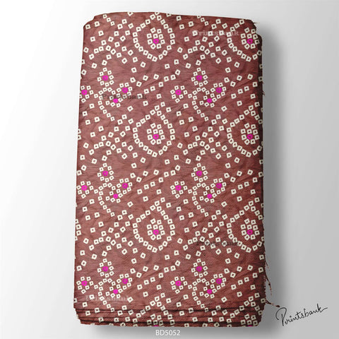 Bandhani Digital Printed Fabric Supplier