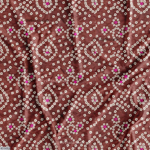 Bandhani Digital Printed Fabric Supplier