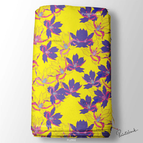 Floral Wholesale Digital Printed Fabric