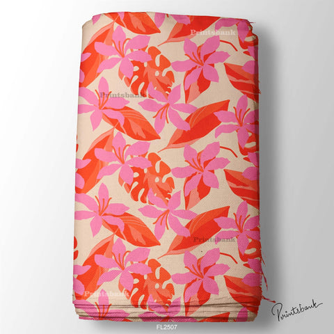 Floral Wholesale Digital Printed Fabric