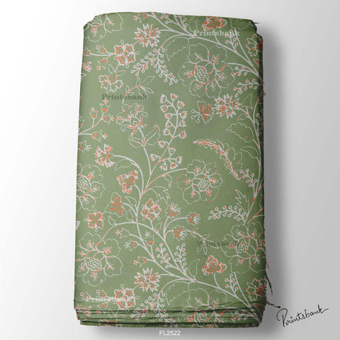 Floral Wholesale Digital Printed Fabric