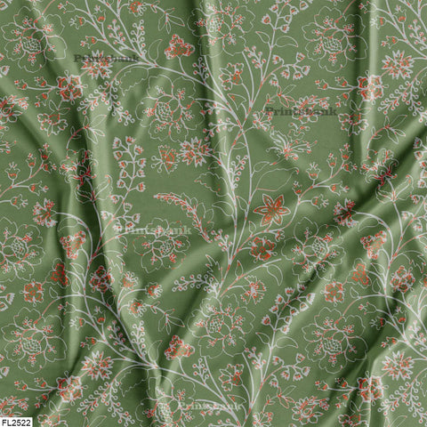 Floral Wholesale Digital Printed Fabric