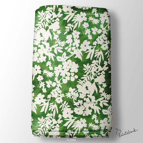 Floral Wholesale Digital Printed Fabric for Dress