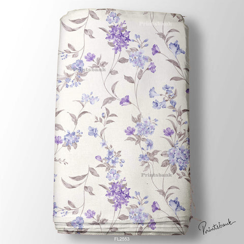 Floral Wholesale Digital Printed Fabric for Dress