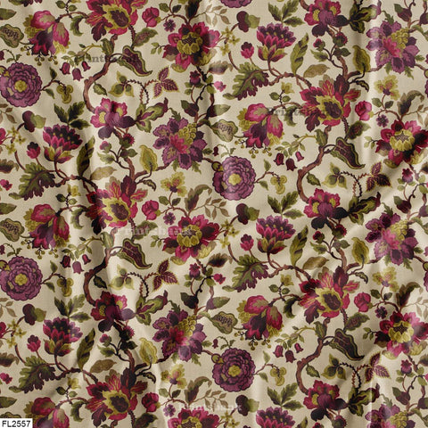Floral Wholesale Digital Printed Fabric for Dress