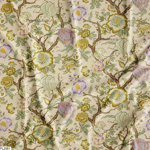 Floral Wholesale Digital Printed Fabric for Dress