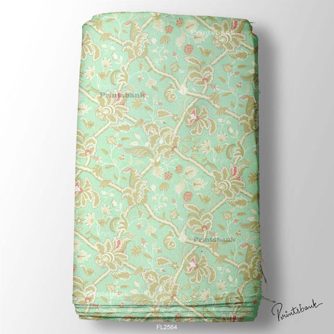 Floral Wholesale Digital Printed Fabric for Dress