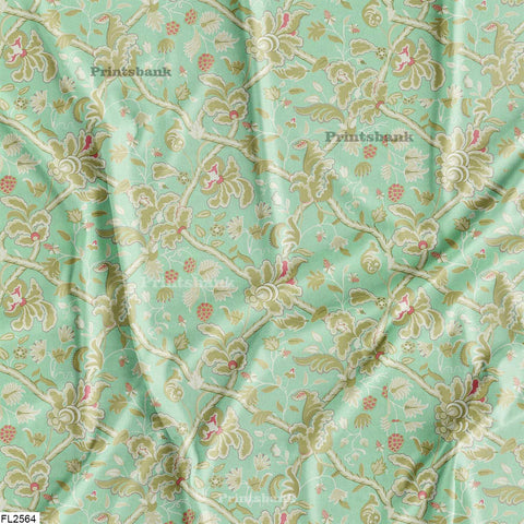 Floral Wholesale Digital Printed Fabric for Dress