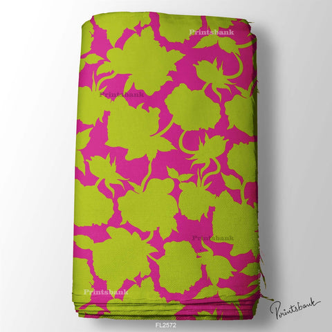 Floral Wholesale Digital Printed Fabric for Dress
