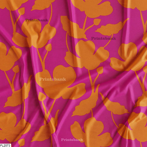 Floral Wholesale Digital Printed Fabric for Dress